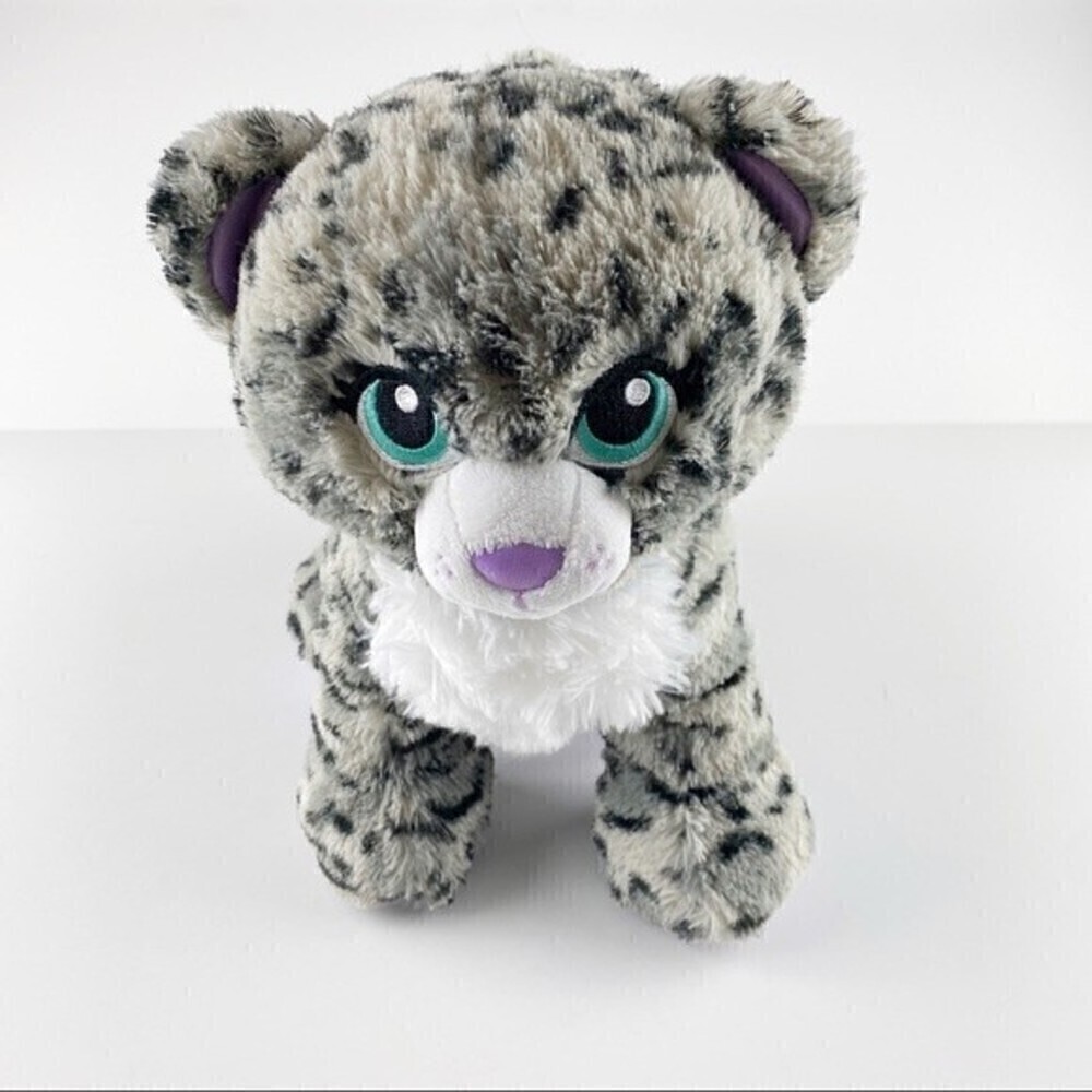 Build A Bear Sugar Sparkle Snow Leopard Stuffed Animal Plushie - Picture 2 of 12
